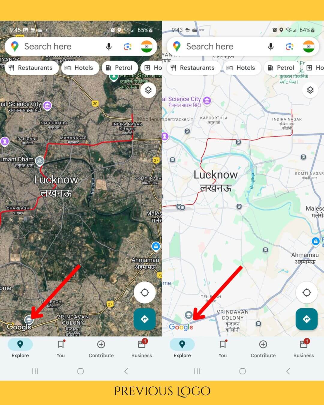 google maps corner logo of 2024