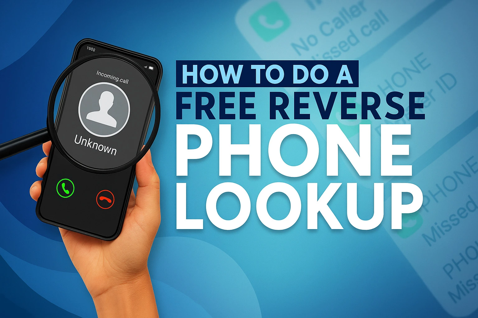 Lookup by Phone Number for Free Online